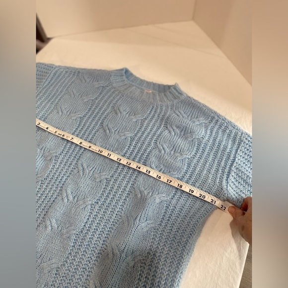 Nobo Blue Cable Knit Sweater - Picture 4 of 6